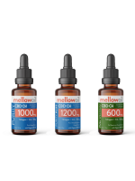 3 Bottle Starter Bundle with 600mg Full Spectrum, 1200mg Purity Plus Broad Spectrum & 1000mg Purity CBD Tinctures