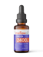 Mellow Oil Broad Spectrum CBD Tincture 30ml with 2400mg Cannabidiol / 80mg CBD per mL