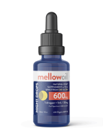 Mellow Oil NIGHT Drops with 600mg of Full Spectrum CBD and CBN – Cannabinol / 20mg of Cannabinoids per mL