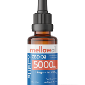 Mellow Oil Purity CBD Oil 30ml with 5000mg Cannabidiol / 166mg CBD per mL