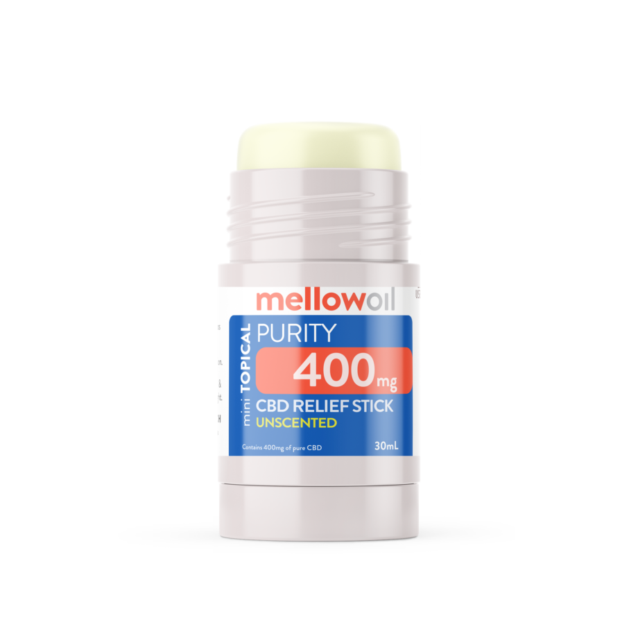 Mellow Oil mini Purity Topical CBD Relief Stick 30ml with 400mg CBD