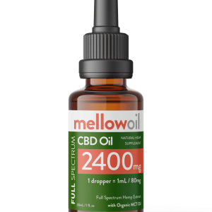 Mellow Oil Full Spectrum CBD Oil 30ml with 2400mg Cannabidiol / 80mg CBD per mL