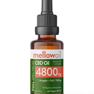 Mellow Oil Full Spectrum CBD Oil 30ml with 4800mg Cannabidiol / 160mg of CBD per ml